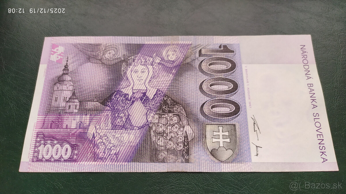 Bankovky 1000 Sk, 4 rôzne ročníky - 19