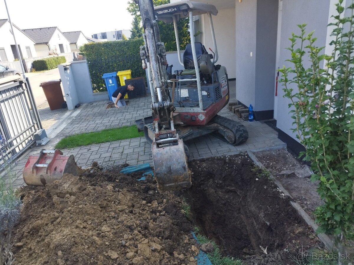 Výkopové a búracie práce BAGER a MINIBAGER TRNAVA MYJAVA - 19