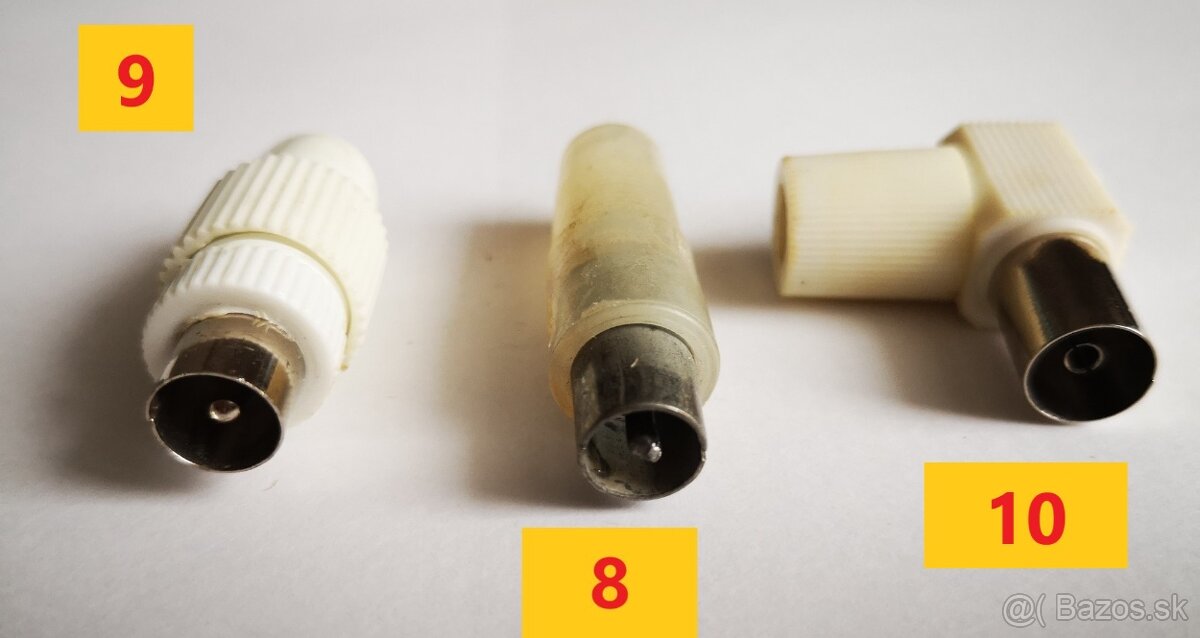 Televízna zásuvka účastnícka, káble prepojovacie a koncovky. - 19
