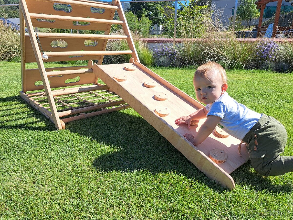 3 stranný bukový Piklerovej trojuholník montessori - 19