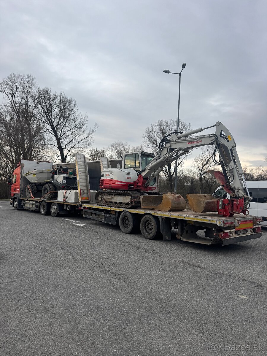 Preprava strojov podvalníkom ,odťah ,preprava tovaru - 19