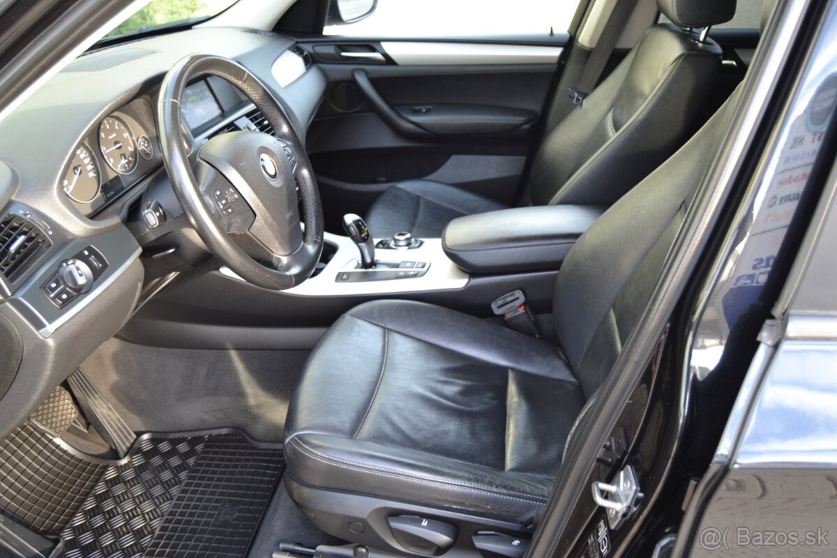 BMW X3 2.0 D X DRIVE, NAVI, FÓLIE, KOŽA, ALU R17, BIXENÓNY - 19