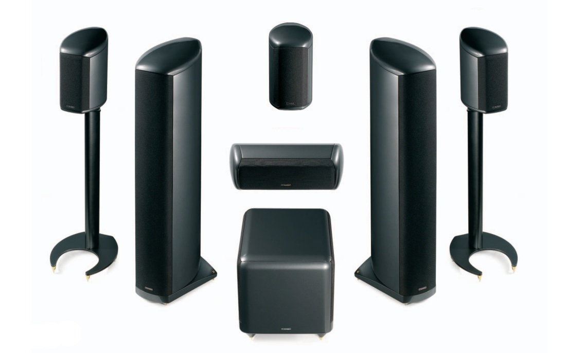 Sada reproduktorov Mission Elegante E80, E8C 4.0 5.1 6.1 - 19