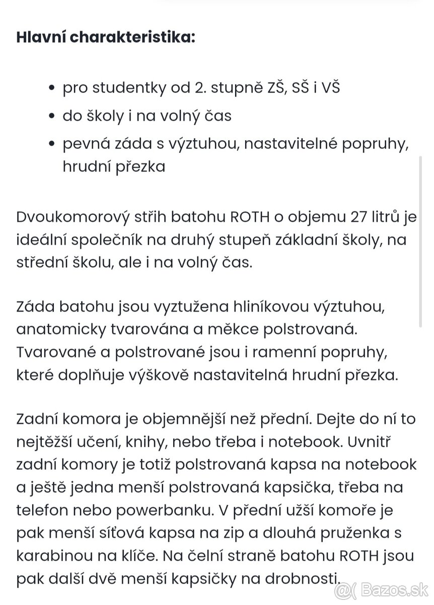 Školská-študentská taška TOP GAL+peračník - 19