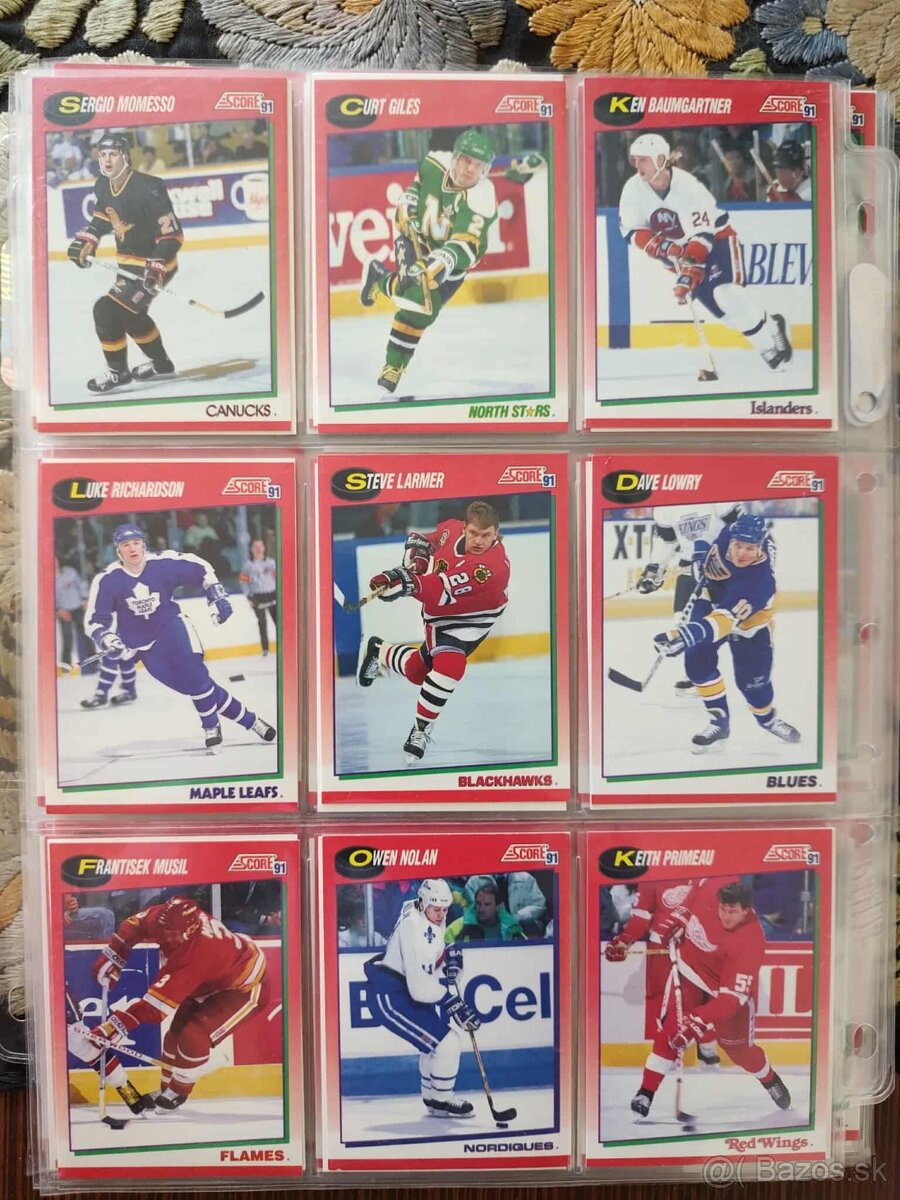 Predám hokejove kartičky z 90 rokov (ultra,parkhurst,score, - 19