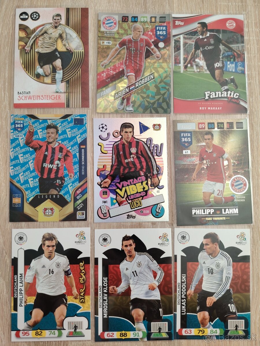 Legendy - futbalové kartičky - 19