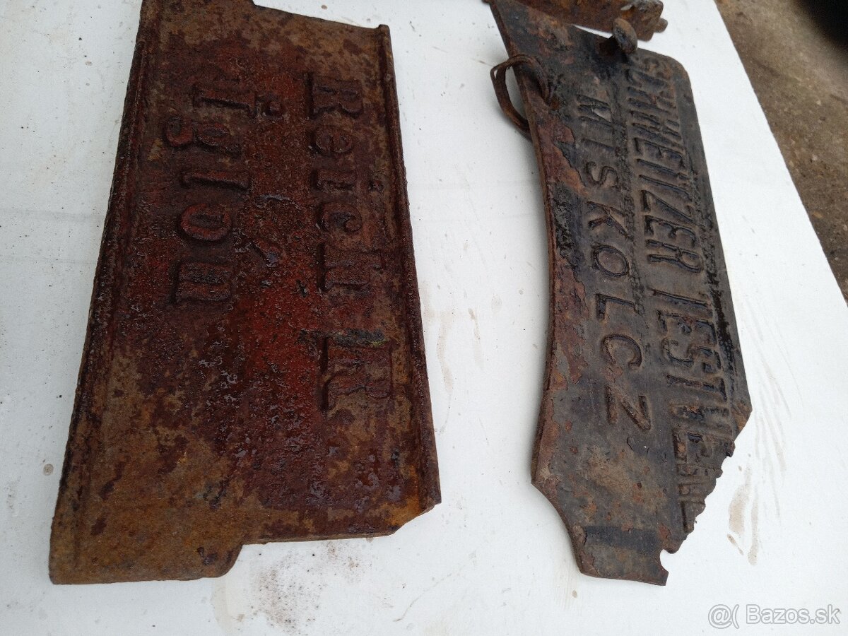 Liatinové nápisy miest - 19