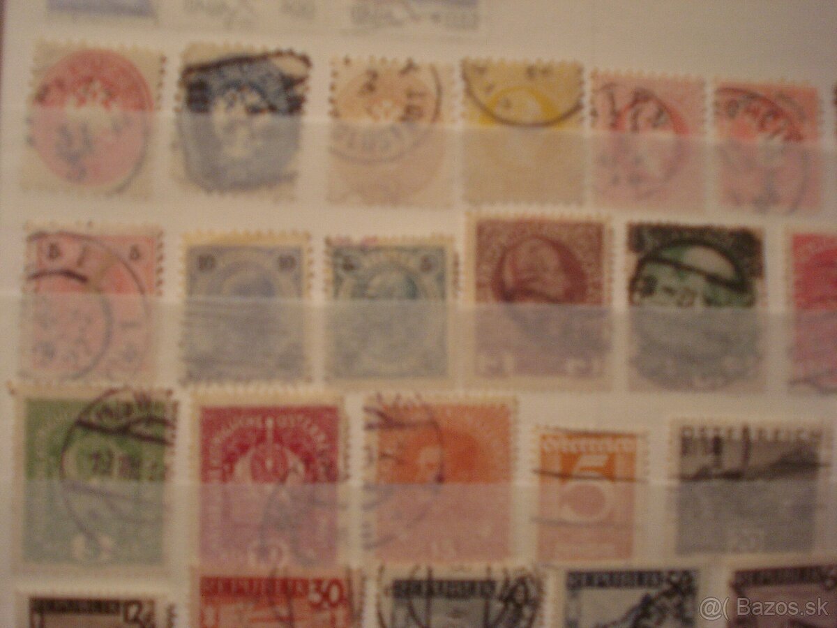 60 str. album A4 + 1300 rôznych známok Nemecko Európa Svet - 19