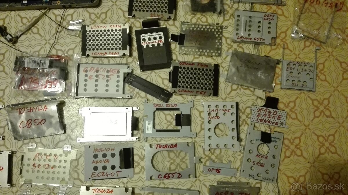 CPU. Procesor. HDD rámček. WIFI. GSM modul. - 19