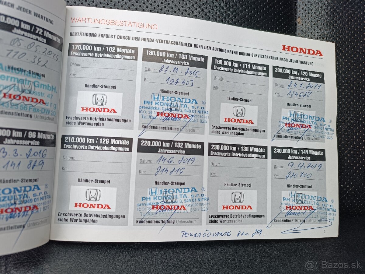 HONDA ACCORD 2.2 DIESEL PLNÁ VÝBAVA - 19