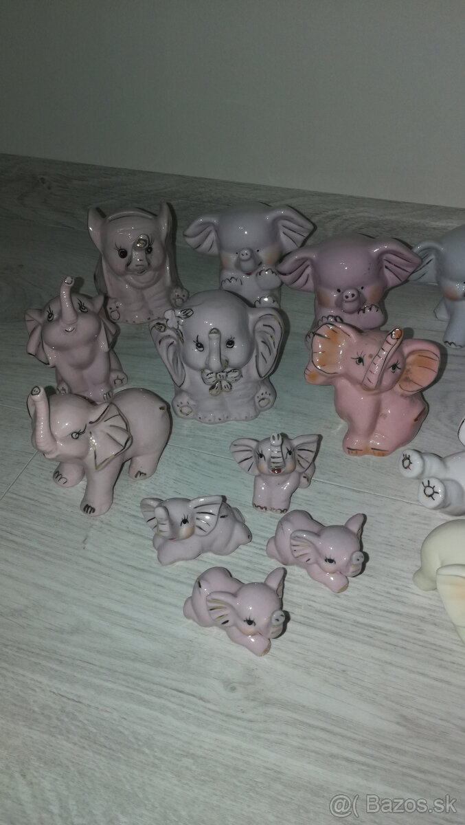 ✅ Dekoračné sošky slonov - rôzny materiál, veľkosť ✅ - 19