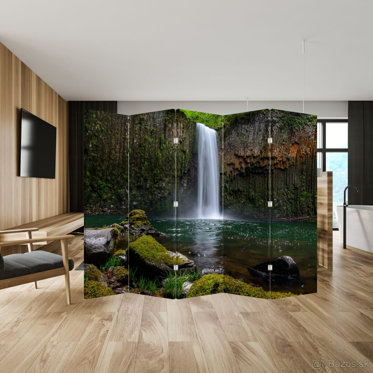 Paraván Vodopád, 5 dielny, 210x170cm - 19