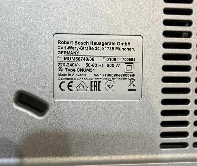 Bosch MUM 56740 900W kuchynský robot - 19