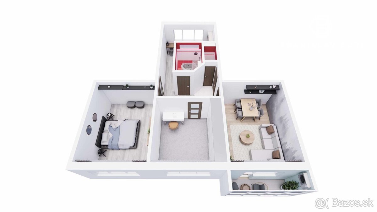 3-izbový byt na Ovručskej ul. KE–Dargovských hrdinov - 19