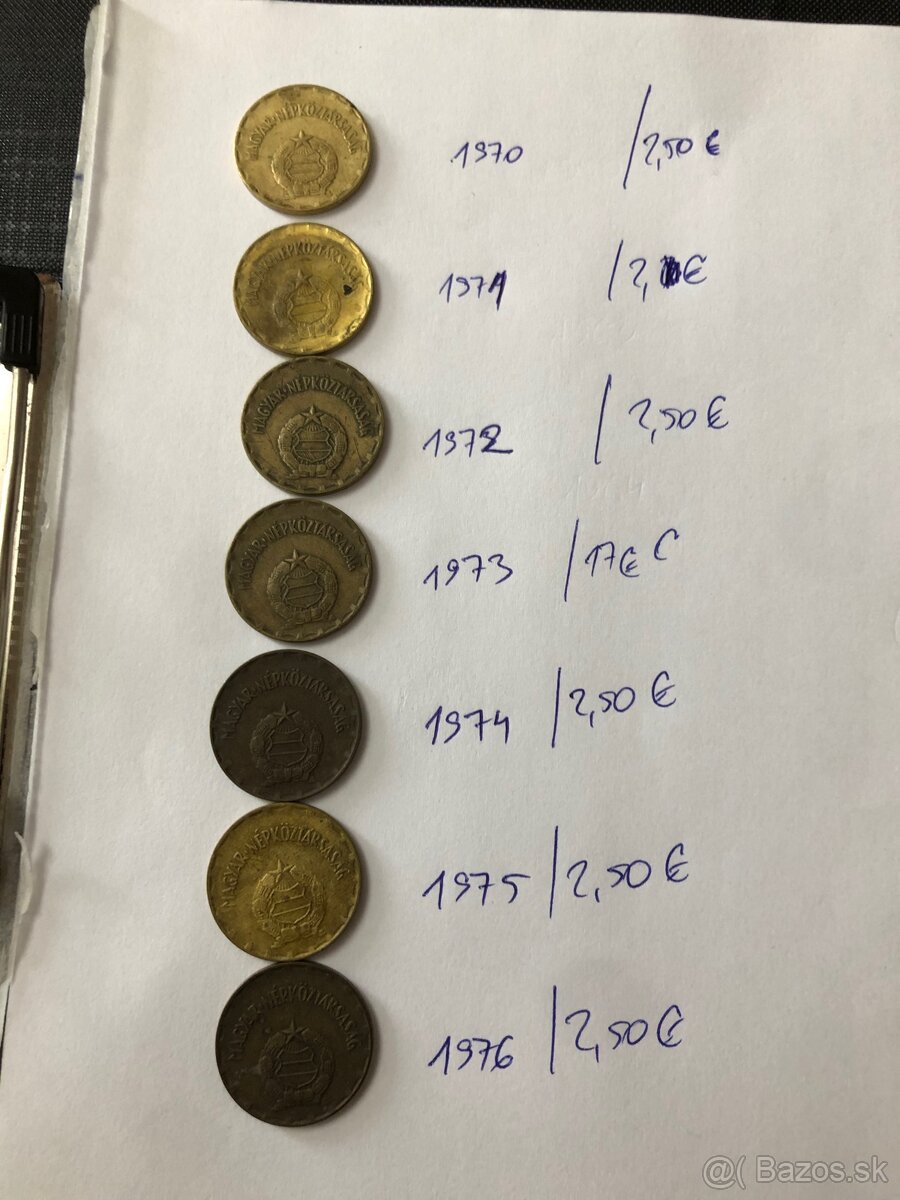 Mince (1894-1986/1,2,10 Fillér) - 19