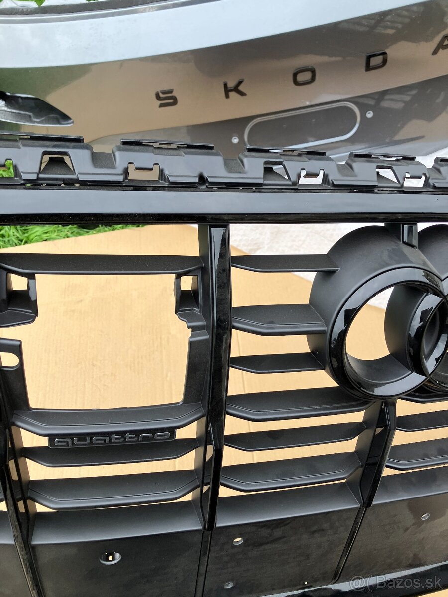 maska mrizka grill audi q7 20- cerna - 19