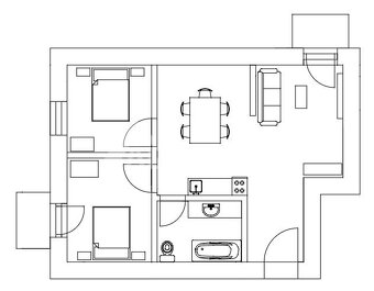 PREDAJ:3i apartmán 2 balk.;59,7 m2;Tatragolf Mountain Resort - 19