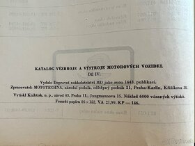 Katalog výzbroje a výstroje motorových vozidel IV ( 1958 ) - 19