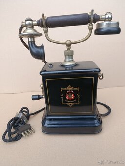 Velmi starý dánský telefon Jydsk, hezký kus - 19