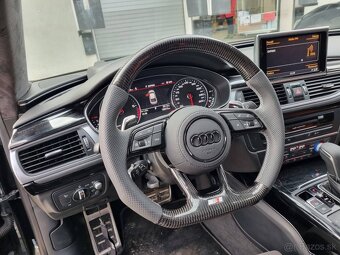 AUDI KARBON ŠPORTOVÝ PERFOROVANÝ ZKOSENY VOLANT - 19