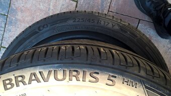 2 + 2 ks LETNÉ 225/45 R17 91V cca 6-7 a 8 mm rok 2022 a 2021 - 19