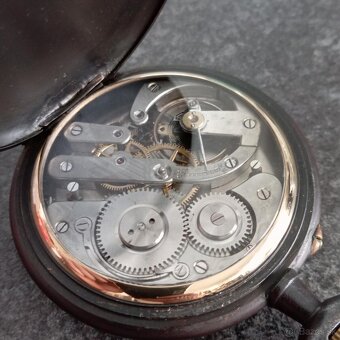 Obrovské kapesní hodinky Regulateur 67mm s průhlednou pracho - 19