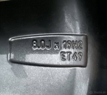 VEGA CRATER orig.skoda Superb3V  5x112  8j x19  ET 45 VW - 19