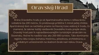 Apartmány s reštauráciou pod Oravským hradom - 19