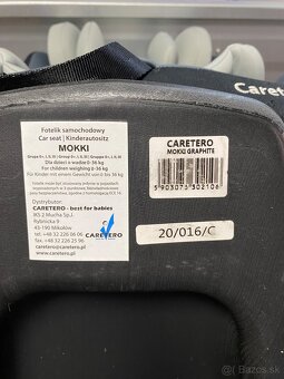 Sedačka do auta CARETERO Mokki 2019 SPS Graphite - 19