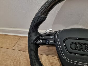 AUDI VOLANT KARBONOVY A6 A7 C8 Q8 S8 SQ8 E-TRON - 19