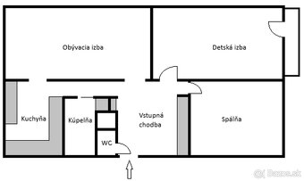 Znížená cena_príjemný, premyslený a veľký 3 izbový byt - 19