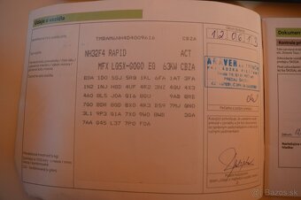 ŠKODA RAPID 1,2TSI 63kW ACTIV 124262km Slovenské - 19