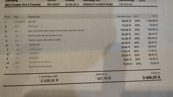 MINI cooper countryman 1,6 benzín 90 KW ALL 4 r.v.2014 - 19