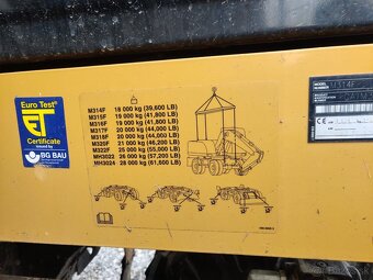 Kolový otočný bagr CAT 314 F - 19