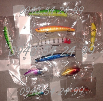 Rybárske potreby - sada mix voblerov - 19