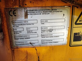 Traktorbagr JCB 2CX 4WS - 19