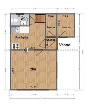 ZNÍŽENÁ CENA➔ Chata v malebnej lokalite Koprovnica, okr. VK - 19