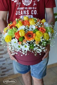 Gratulačné kytice, kvetinové boxy na donášku ❤ - 19