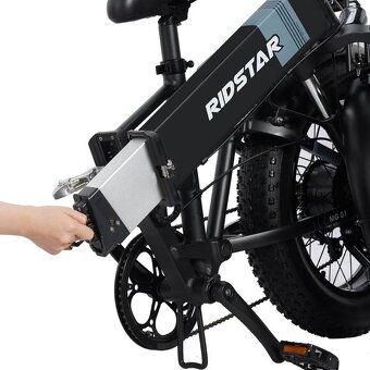 Výkonný skladací fat ebike Ridstar 20x4.0",2x1000W,23Ah,50k - 19