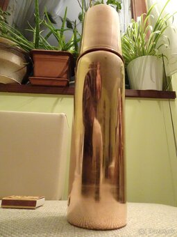 Predám veľkú medenú fľašu s kvalitnou medenou zátkou - 19