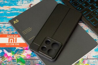 Puzdro s koženkovým vzorom pre Xiaomi / Redmi / Poco - 19