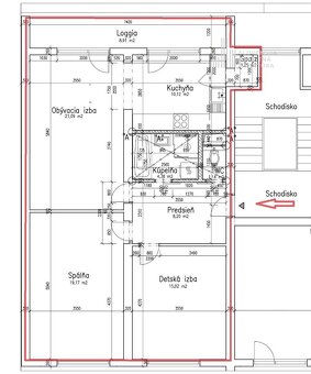 SRA I 3-izbový byt s veľkorysou výmerou po nadštandardnej re - 19