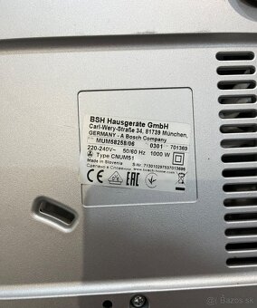 Bosch MUM 58258 1000w kuchynský robot - 19