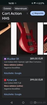 CORT ACTION HH5 BASGITARA 5 STRUNOVA - 19