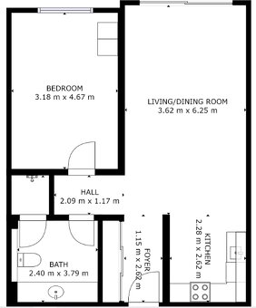 Predaj 2 izb. apartmánu v hotelovom komplexe - 19