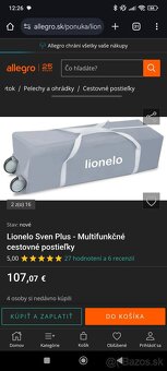Cestovna postieľka Lionelo Sven Plus - 19