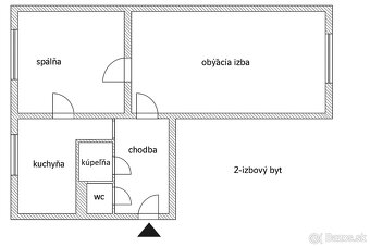 - REZERVOVANÉ - NA PREDAJ 2 IZBOVÝ BYT | Národná Trieda | Ko - 19