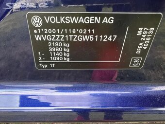 ►VW TOURAN III 2,0 TDI - 110 kW, PARK. SENZORY A KAMERA◄ - 19