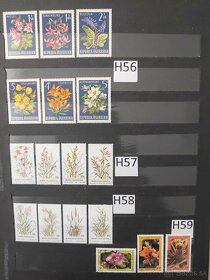 Filatelia-Poštové známky na predaj 6.Doprava + Kvety čisté - 19
