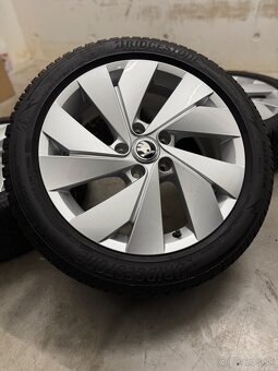 Zimná sada 5x112 R17 , 205/50/17 Golf Octavia A3 Passat - 19